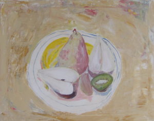 Vanishing Fruit, Russell Steven Powell acrylic on canvas, 16x20
