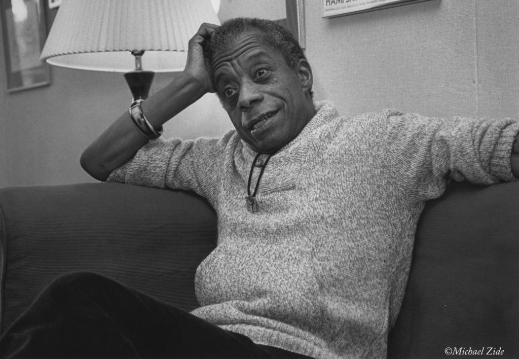 James Baldwin, Hampshire College, Amherst, Massachusetts, October 1983 (michaelzide.com)