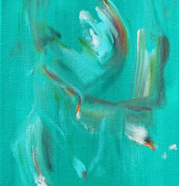 25 Florida18, Birds Six, Russell Steven Powell acrylic on canvas, 10x8