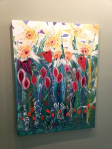 Daffs, Russell Steven Powell oil on canvas, 40x30